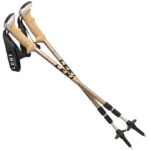 LEKI Diva Shiva Aergon Trekking Poles - Anti-Shock, Cork Grip, Pair (For Women) in See Photo - Closeouts