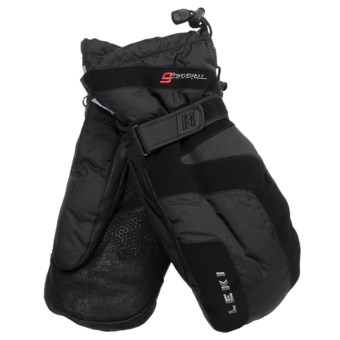 LEKI Miracle Mitt S Ski Mitten - Waterproof, Insulated (For Men and Women) in Black/Dark Navy