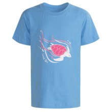 Level Six Cruisin Turtle T-Shirt - Organic Cotton, Short Sleeve (For Girls) in Blue Glacier - Closeouts