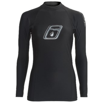 Level Six Venus Rash Guard Shirt - UPF 50+, Long Sleeve (For Women) in Black