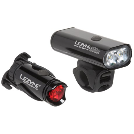 Lezyne Micro/Macro Drive XL Bike Light Pair