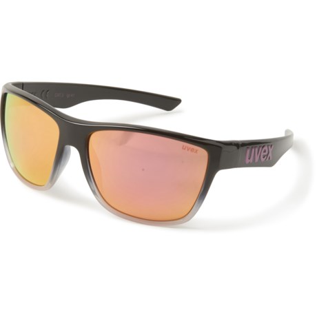 Uvex LGL 41 Sunglasses - Mirror Lenses (For Women) - BLACK ROSE/PINK ( )