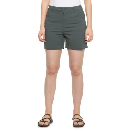 Flylow Life High-Waisted Shorts - UPF 50+ (For Women) - ARAME (S )
