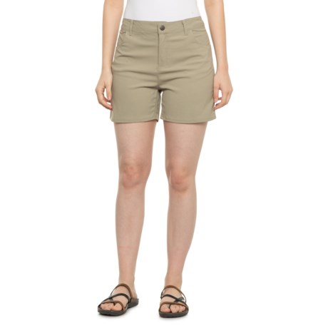 Flylow Life High-Waisted Shorts - UPF 50+ (For Women) - BAMBOO (S )