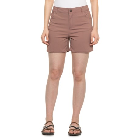 Flylow Life High-Waisted Shorts - UPF 50+ (For Women) - MAUVE (S )
