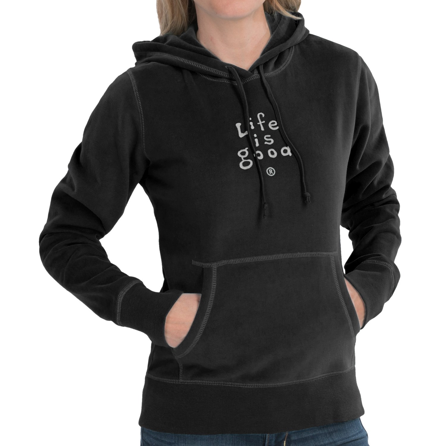 qvc life is good sweatshirt