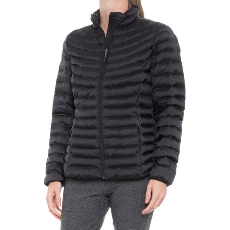 32 Degrees Lightweight Polyfill Packable Jacket - Insulated (For Women) - BLACK (S )