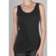 Lilla P Asymmetrical Ruched Tank - Pima Cotton-Modal, Sleeveless (For Women)