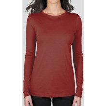 Lilla P Basics X-Long Shirt - Pima Cotton, Long Sleeve (For Women) in Chili Pepper - Closeouts