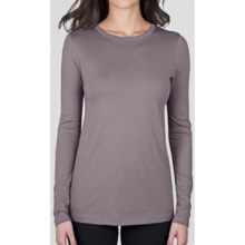 Lilla P Basics X-Long Shirt - Pima Cotton, Long Sleeve (For Women) in Opal - Closeouts