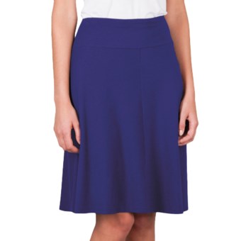 Lilla P Bias Panel Skirt - Pima Cotton-Modal (For Women)