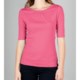 Lilla P Classic Bateau Neck Shirt - Elbow Sleeve (For Women)