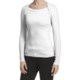 Lilla P Classic Cotton Rib Shirt - Lap Neck, Long Sleeve (For Women)