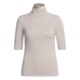 Lilla P Combed Cotton Turtleneck - Elbow Sleeve (For Women)