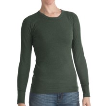 Lilla P Crew Neck Sweater - Cotton-Cashmere (For Women) in Alpine - Closeouts