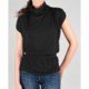 Lilla P Draped Turtleneck - Pima Cotton-Modal, Short Sleeve (For Women)