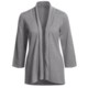 Lilla P Essentials Cardigan Sweater - Cotton-Cashmere, Open Front, 3/4 Sleeve (For Women)