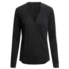 Lilla P Flame Cardigan Sweater - Pima Cotton-Modal, Long Sleeve (For Women) in Black - Closeouts