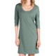 Lilla P Flame Easy Seamed Dress - Pima Cotton Slub, 3/4 Dolman Sleeve (For Women)