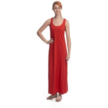 Lilla P Flame Maxi Dress - Pima Cotton-Modal, Racerback, Sleeveless (For Women) in Spice - Closeouts