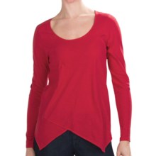 Lilla P Flame Scoop Neck Shirt - Pima Cotton, Long Sleeve (For Women) in Holly - Closeouts