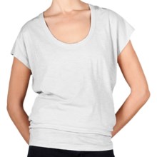 Lilla P Flame Shirt - Slubbed Pima Cotton, Short Sleeve (For Women) in White - Closeouts