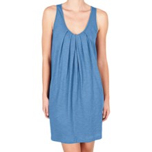 Lilla P Flame Tank Dress - Pima Cotton Slub, Racerback (For Women) in Crystal - Closeouts