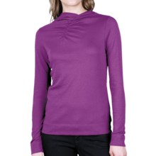 Lilla P Funnel Neck Shirt - Pima Cotton, Long Sleeve (For Women) in Snapdragon - Closeouts