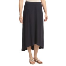 Lilla P Hi-Lo Skirt - Stretch, Low Waist (For Women) in Aubergine - Closeouts