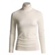 Lilla P Pima Cotton Turtleneck - Long Sleeve (For Women)