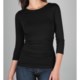 Lilla P Pima Jersey Shirt - Boat Neck, 3/4 Sleeve (For Women)