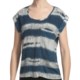 Lilla P Printed Woven Crepe Shirt - Short Sleeve (For Women)