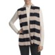 Lilla P Stripe Flyaway Sweater Vest - Cotton-Cashmere (For Women)