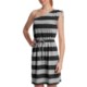 Lilla P Stripe One Shoulder Drawstring Dress - Sleeveless (For Women)
