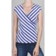 Lilla P Striped Surplice Tank Top - Pima Cotton (For Women)
