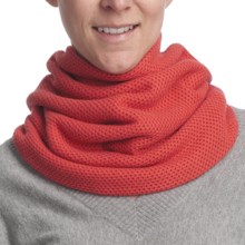 Lilla P Tuck Stitch Cowl Scarf (For Women) in Persimmon - Closeouts