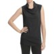 Lilla P Whisper Weight Cowl Neck Shirt - Pima Cotton, Sleeveless (For Women)