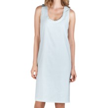 Lilla P Woven Pinstripe Easy Tank Dress (For Women) in Pool Stripe - Closeouts