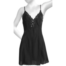 Linda Hartman Ava Chemise (For Women) in Black - Closeouts
