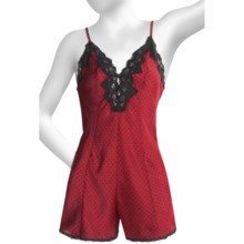 Linda Hartman Ava Romper (For Women) in Red/Black Polka Dot - Closeouts