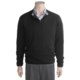 Linea Blu Cotton-Cashmere Henley Sweater - Reversible, Long Sleeve (For Men)