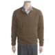Linea Blu Cotton-Cashmere Henley Sweater - Reversible, Long Sleeve (For Men)