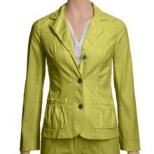 Linea Blu Stretch Cotton Jacket ( For Women) in Lime - Closeouts