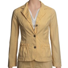 Linea Blu Stretch Cotton Jacket ( For Women) in Sand - Closeouts