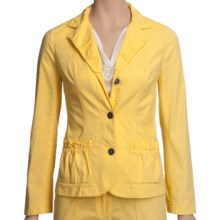 Linea Blu Stretch Cotton Jacket ( For Women) in Yellow - Closeouts