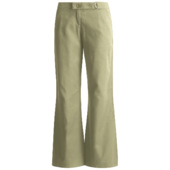 Linen Chino Pants (For Women) in Khaki