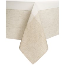 Lintex Bohemia Tablecloth - 52x70” in Natural - Closeouts