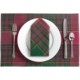 Lintex Holiday Plaid Cloth Napkins - Set of 4