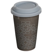 Liquid Solutions Double-Wall Porcelain Tumbler - 10 fl.oz. in Blocks - Closeouts