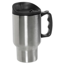Liquid Solutions Moto Travel Mug - 16 fl.oz. in Stainless Steel - Closeouts